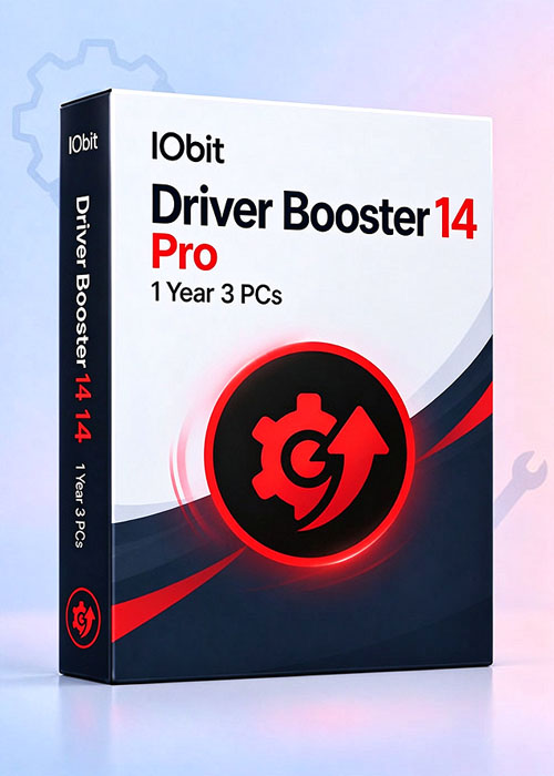 gvggmall, IObit Driver Booster 14 Pro 1 Year 3 PCs CD Key Global