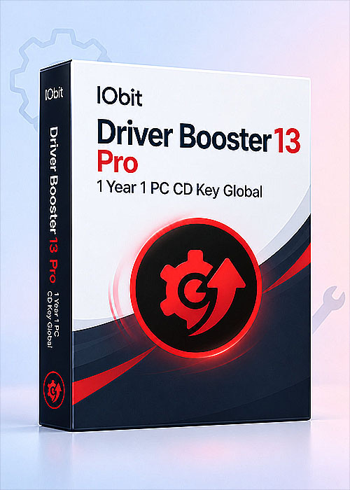 gvggmall, IObit Driver Booster 13 Pro 1 Year 1 PC CD Key Global