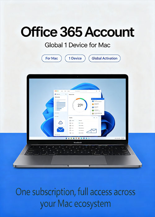 gvggmall, MS Office365 Account Globle 1 Device For MAC