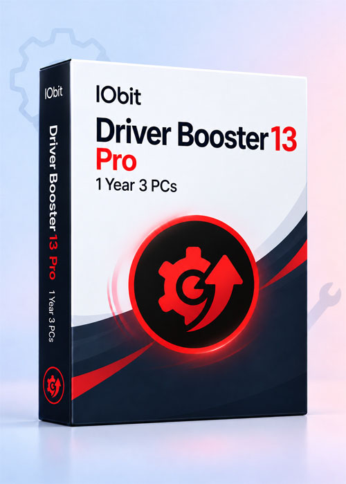 gvggmall, IObit Driver Booster 13 Pro 1 Year 3 PCs CD Key Global