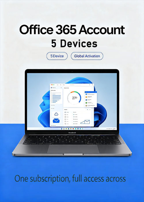 gvggmall, MS Office 365 Account Global 5 Devices