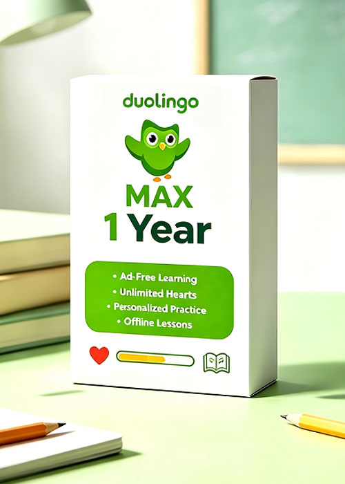 gvggmall, Super Duolingo MAX 1 Year Subscription