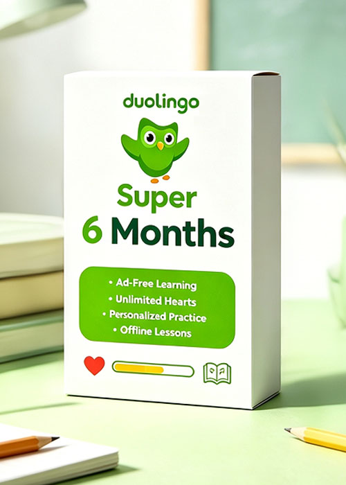 gvggmall, Super Duolingo 6 Months Subscription